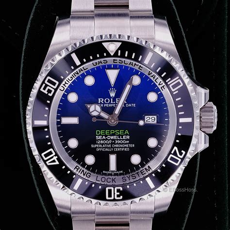 rolex deepsea blue face for sale|rolex deepsea dweller 44mm.